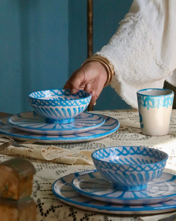 Dinerbord Granada Blauw