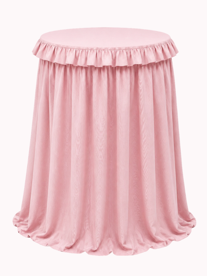 Statafelkleed Volant Roze