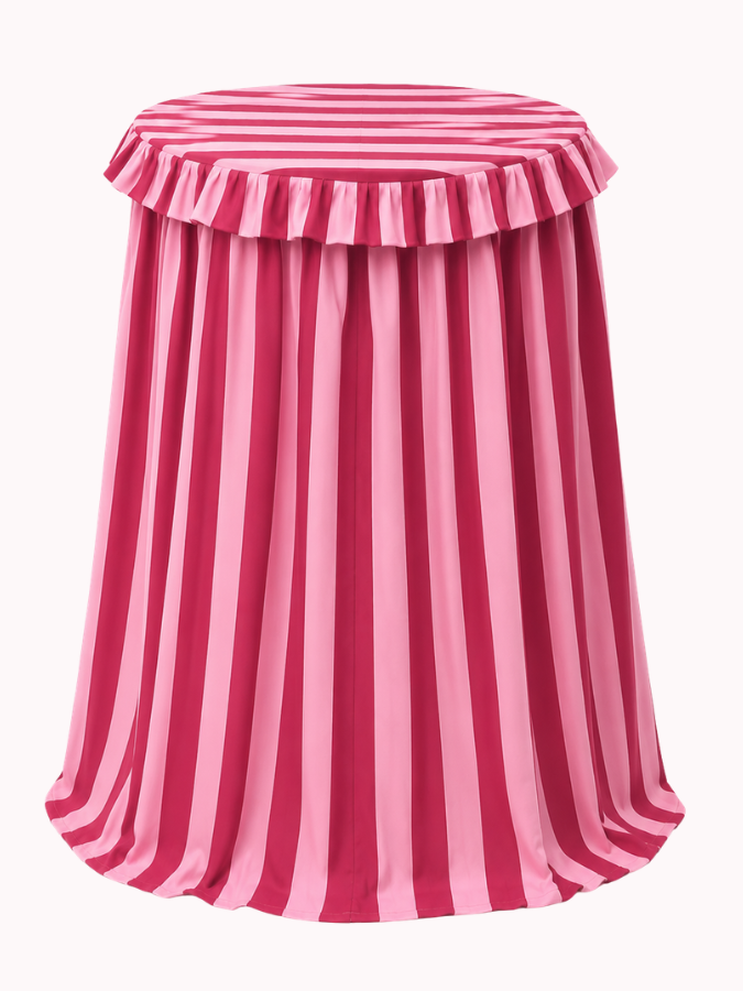 Statafelkleed Volant Roze/Rood