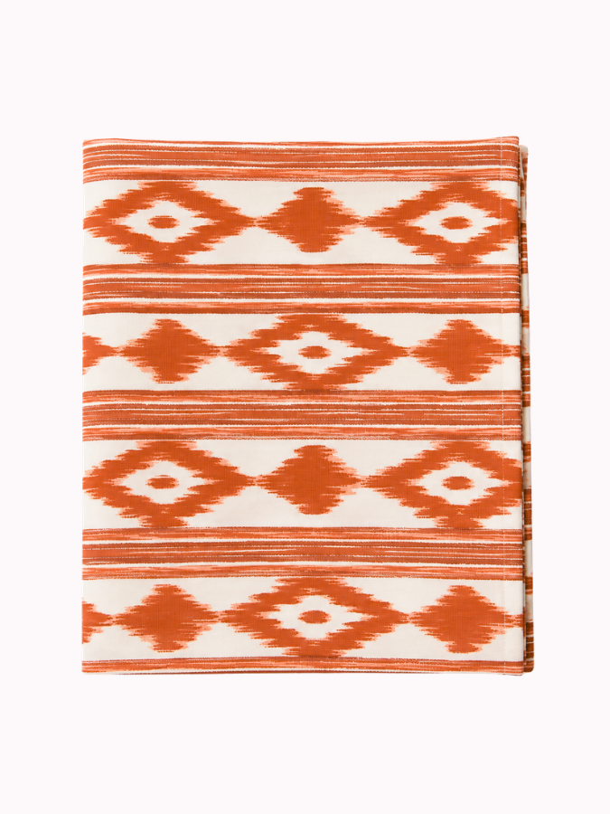 Tafelkleed Ikat Oranje