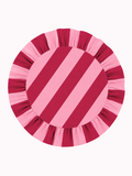 Placemat Volant Roze/Rood