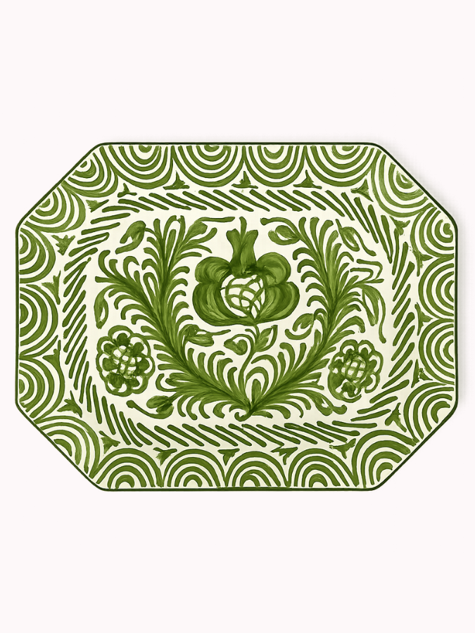 Serveerschaal Granada Groen
