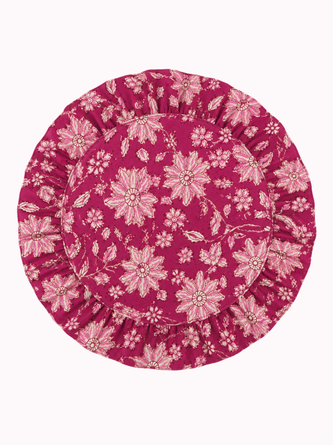 Placemat Volant Bloemen