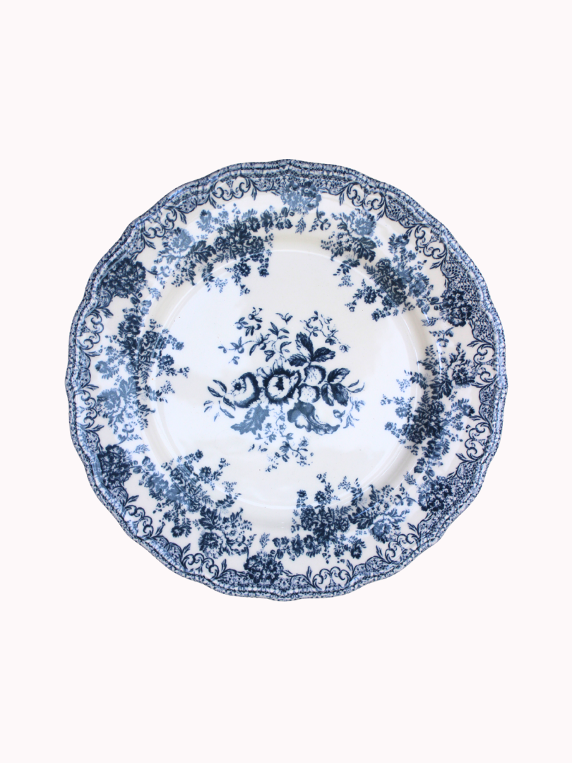Bord Voorgerecht Vintage Blauw