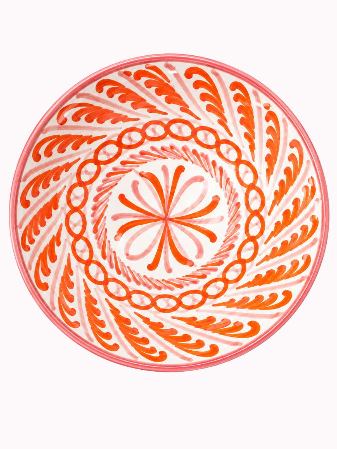 Schaal Granada Roze/Oranje
