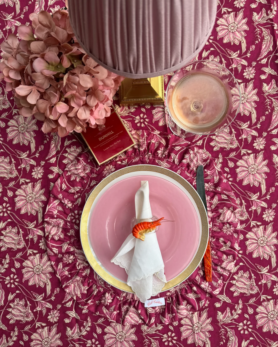 Placemat Volant Bloemen