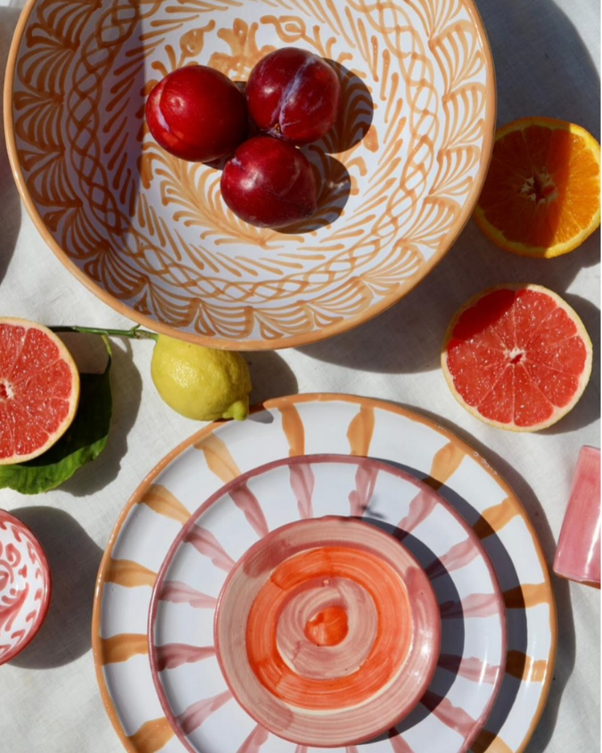 Dinerbord Granada Peach